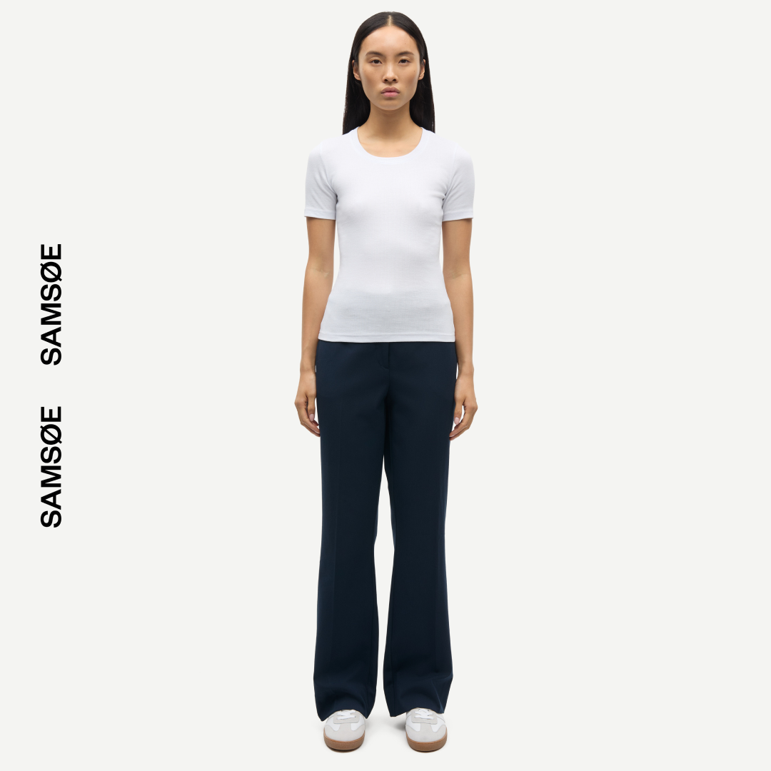 SAMSØE SAMSØE - SAALEXIS T-SHIRT BIAŁY