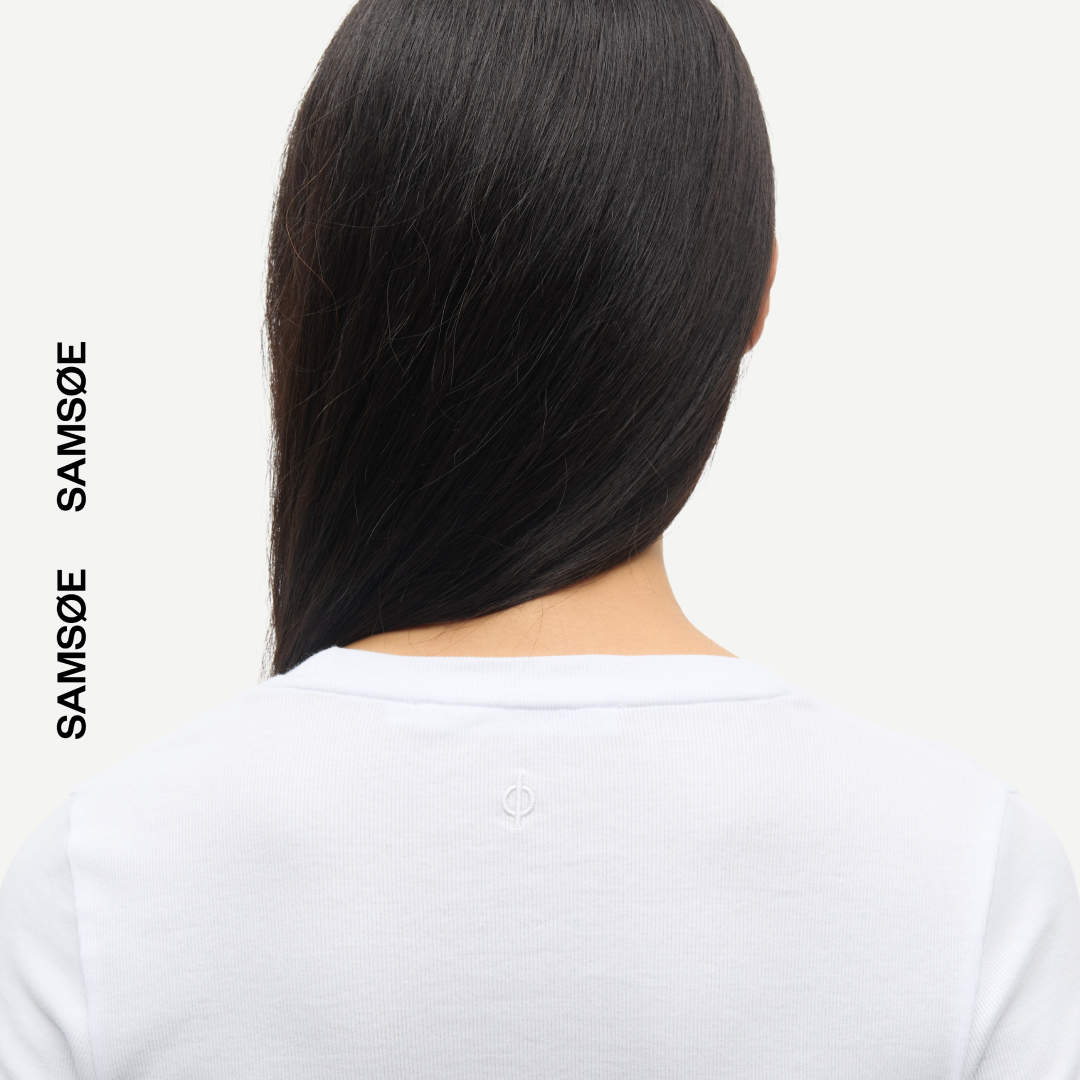 SAMSØE SAMSØE - SAALEXIS T-SHIRT BIAŁY