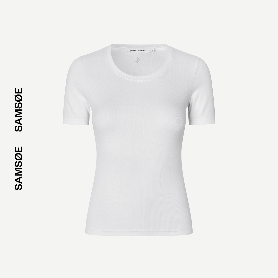 SAMSØE SAMSØE - SAALEXIS T-SHIRT BIAŁY