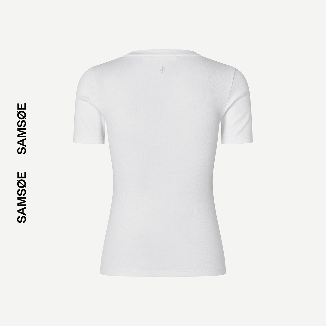 SAMSØE SAMSØE - SAALEXIS T-SHIRT BIAŁY