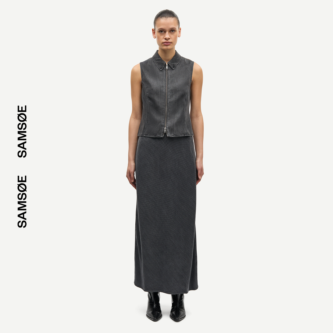 SAMSØE SAMSØE - SAARI TOP SZARY