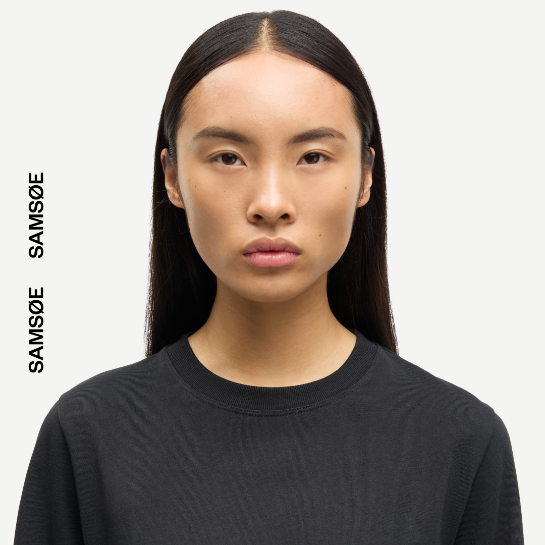 SAMSØE SAMSØE - SACAMINO LONGSLEEVE CZARNY