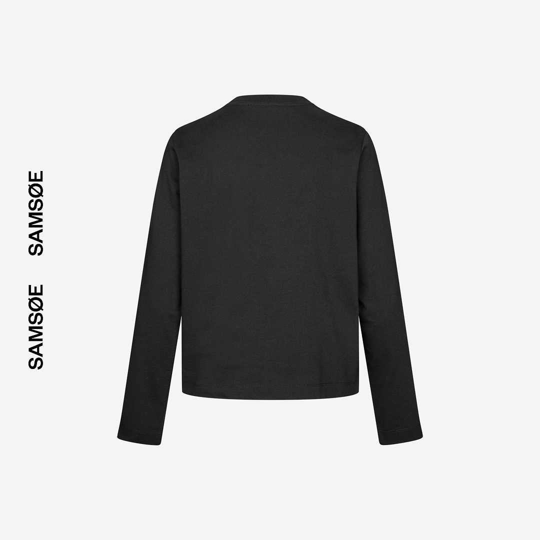 SAMSØE SAMSØE - SACAMINO LONGSLEEVE CZARNY