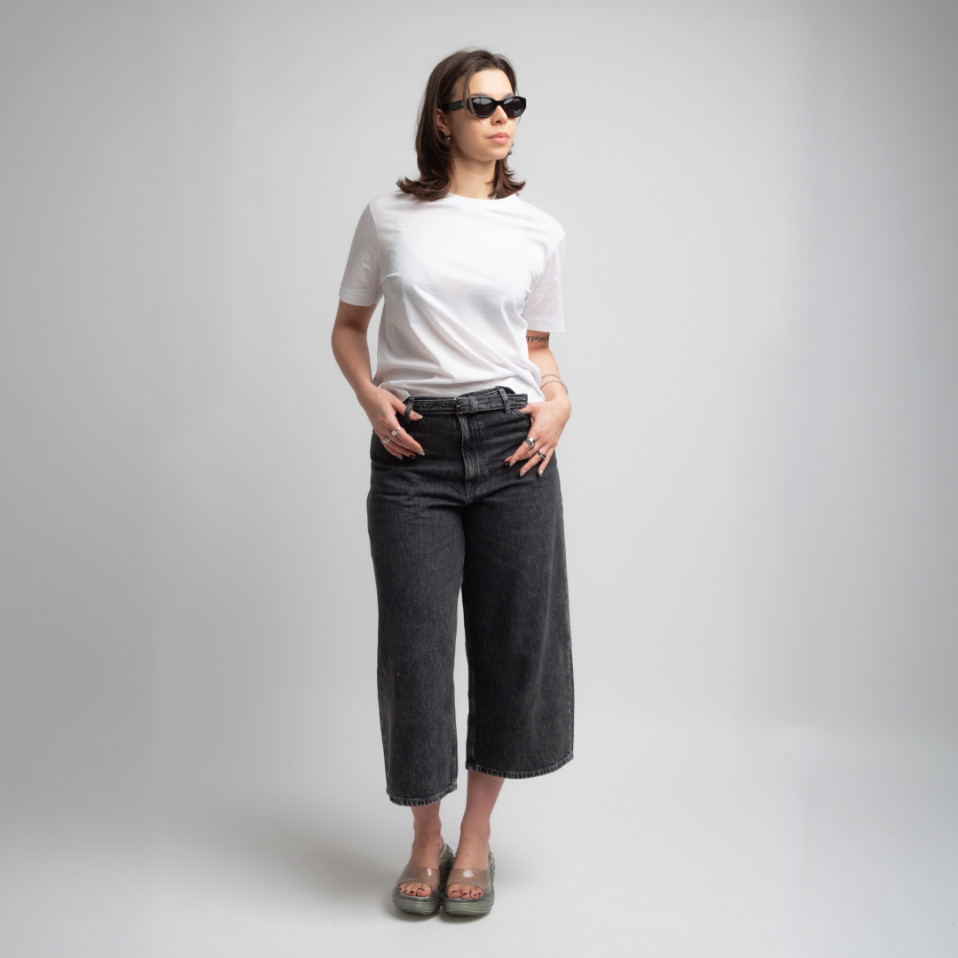 SAMSØE SAMSØE - SACAMINO T-SHIRT BIAŁY KAMERA