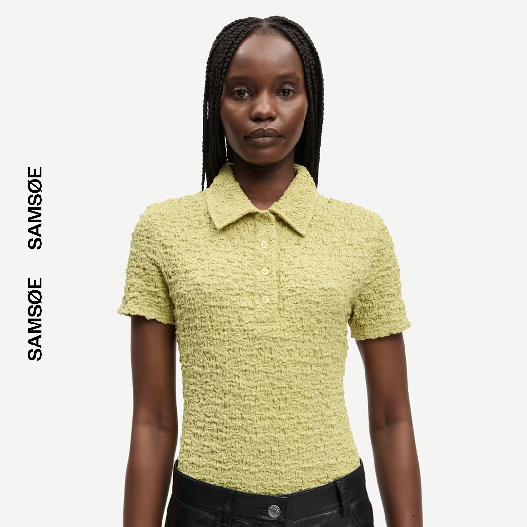 SAMSØE SAMSØE - SADAISY POLO ZIELONE