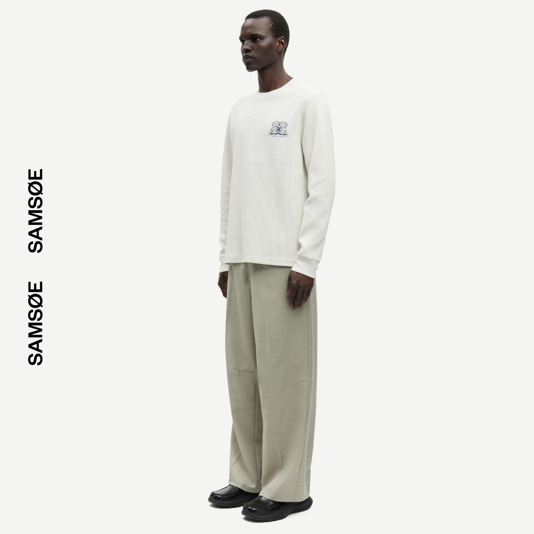 SAMSØE SAMSØE - SAFELLOW LONGSLEEVE CREAM