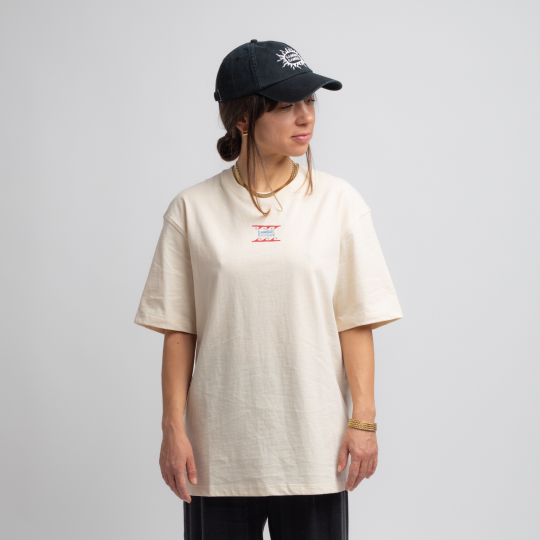 SAMSØE SAMSØE - SAGERGEI T-SHIRT NATURAL