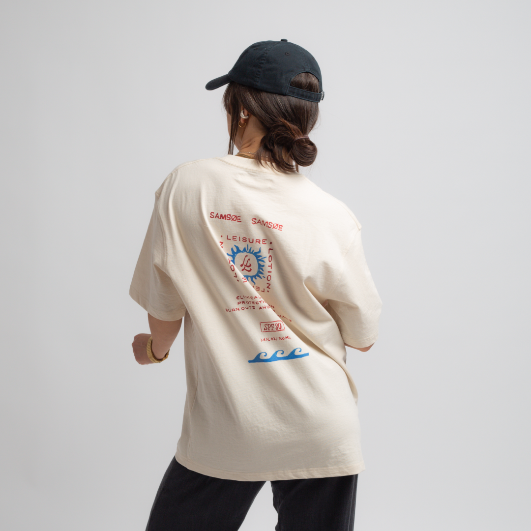 SAMSØE SAMSØE - SAGERGEI T-SHIRT NATURAL