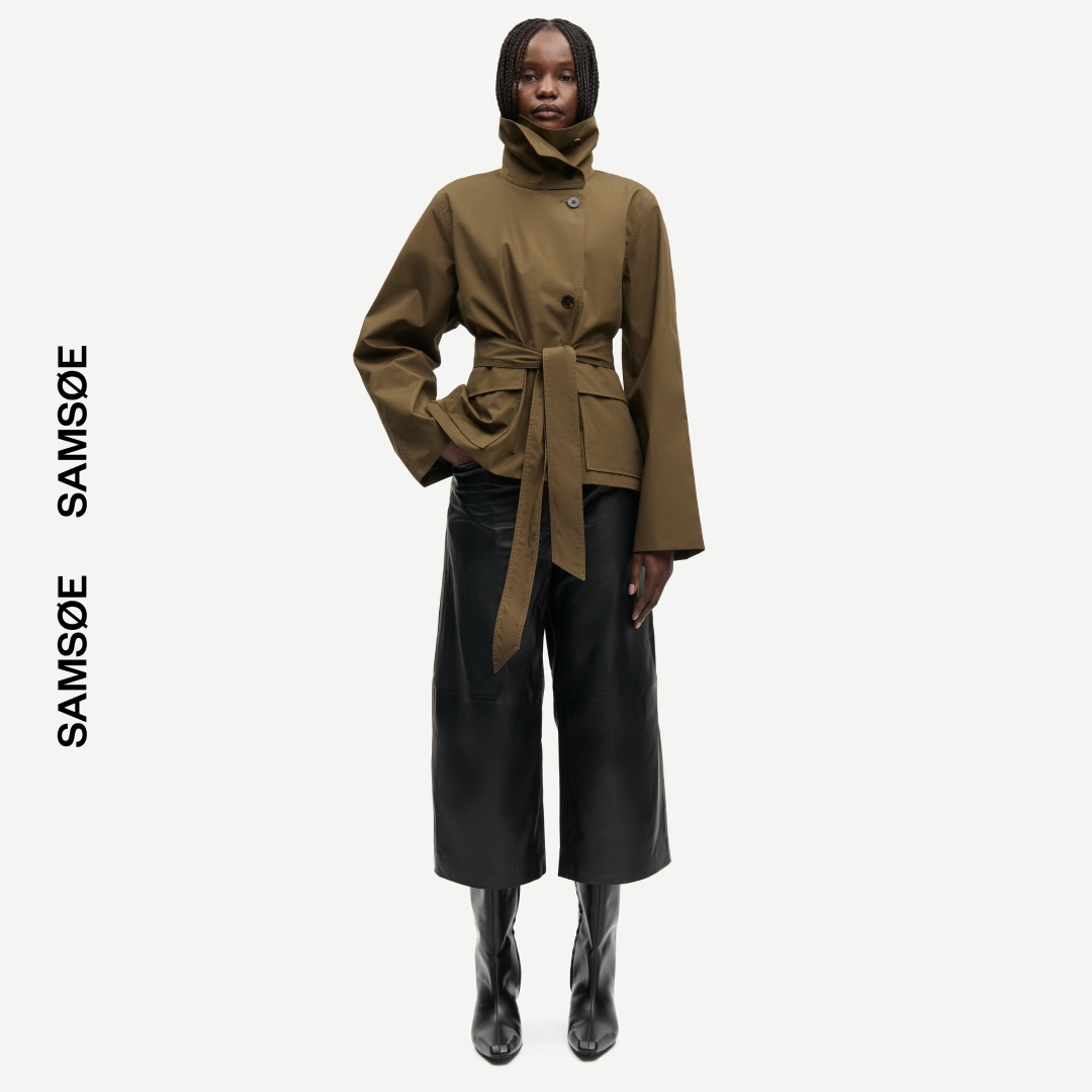 SAMSØE SAMSØE - SAGIA KURTKA WIOSENNA BRĄZOWA