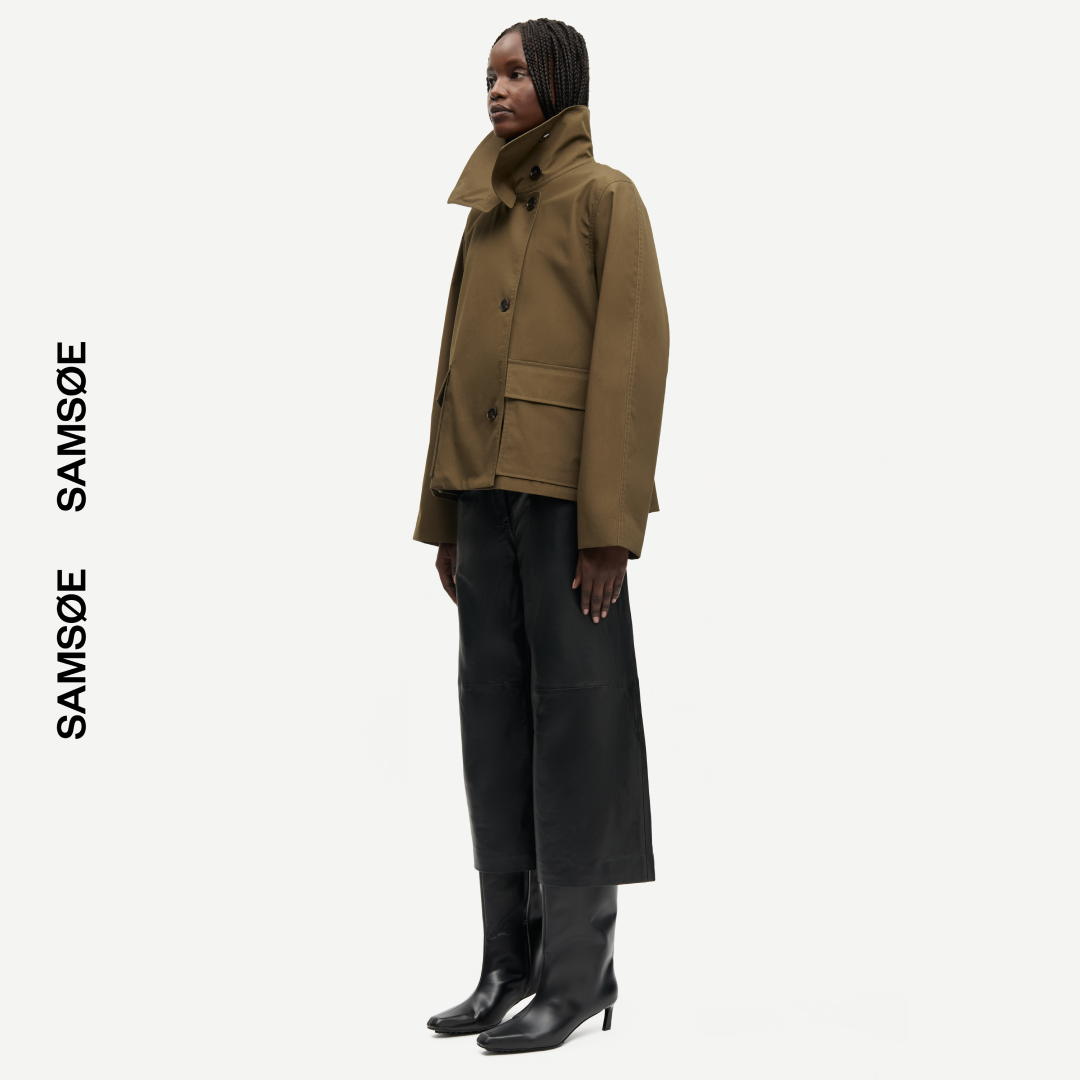 SAMSØE SAMSØE - SAGIA KURTKA WIOSENNA BRĄZOWA