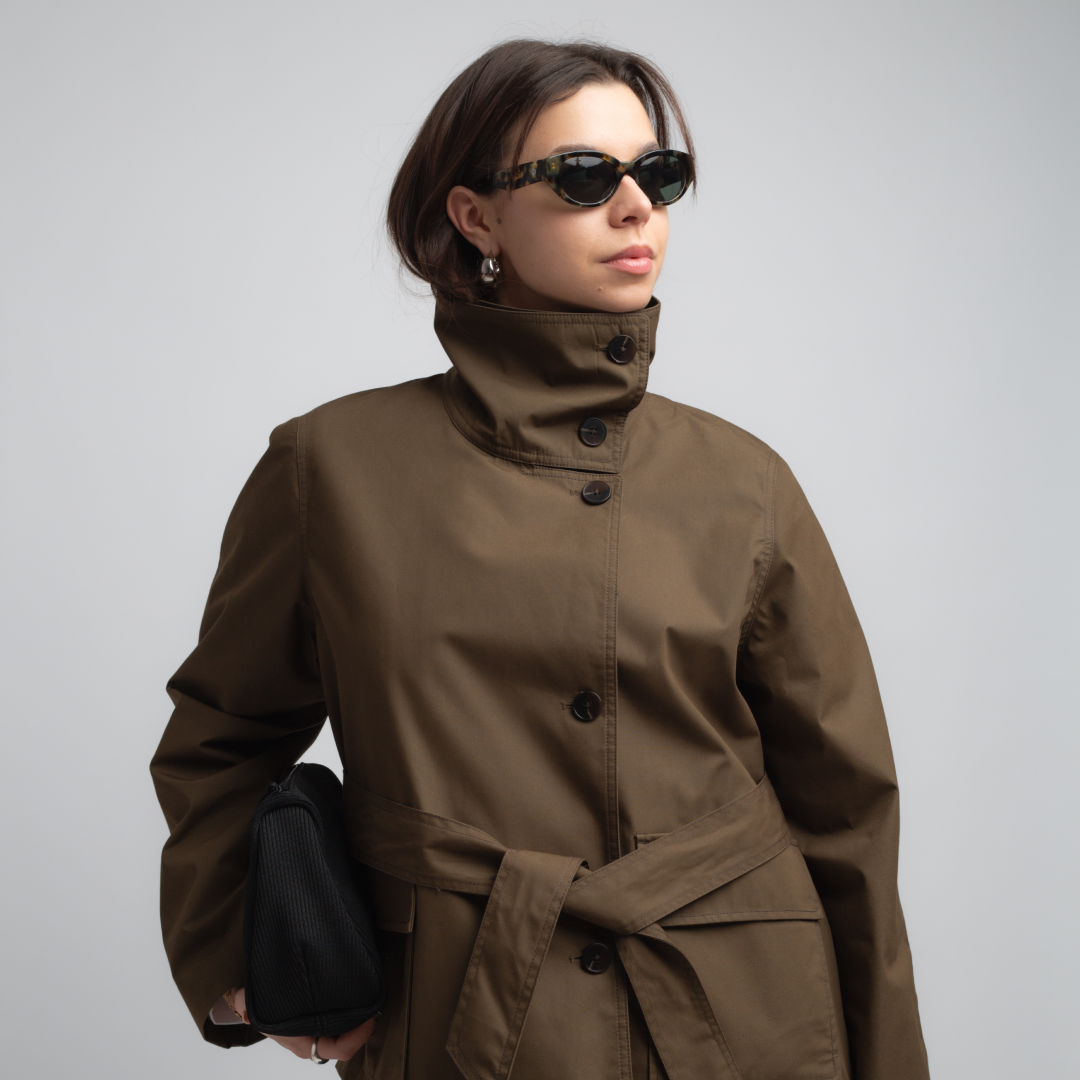 SAMSØE SAMSØE - SAGIA KURTKA WIOSENNA BRĄZOWA