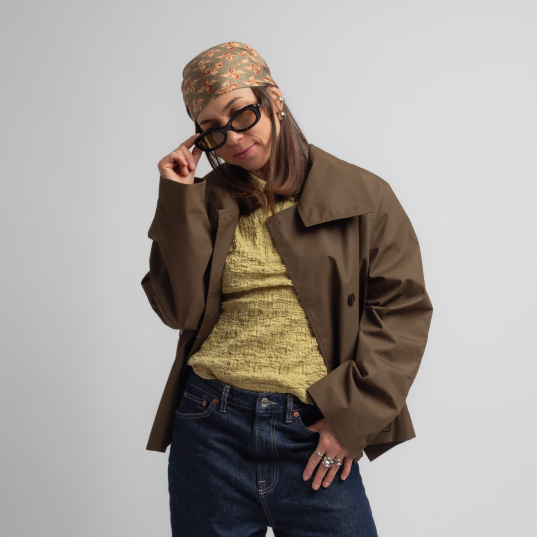 SAMSØE SAMSØE - SAGIA KURTKA WIOSENNA BRĄZOWA