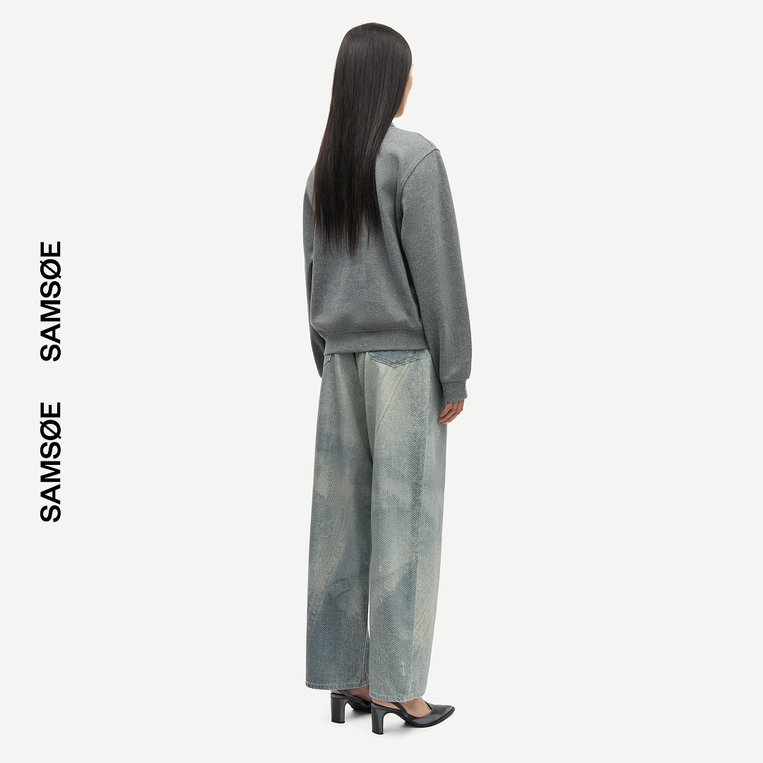 SAMSØE SAMSØE - SAHARPER DŻINSY TEXTILE BLUE