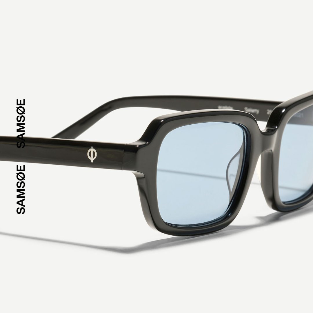 SAMSØE SAMSØE - SALARRY OKULARY PRZECIWSŁONECZNE CZARNE