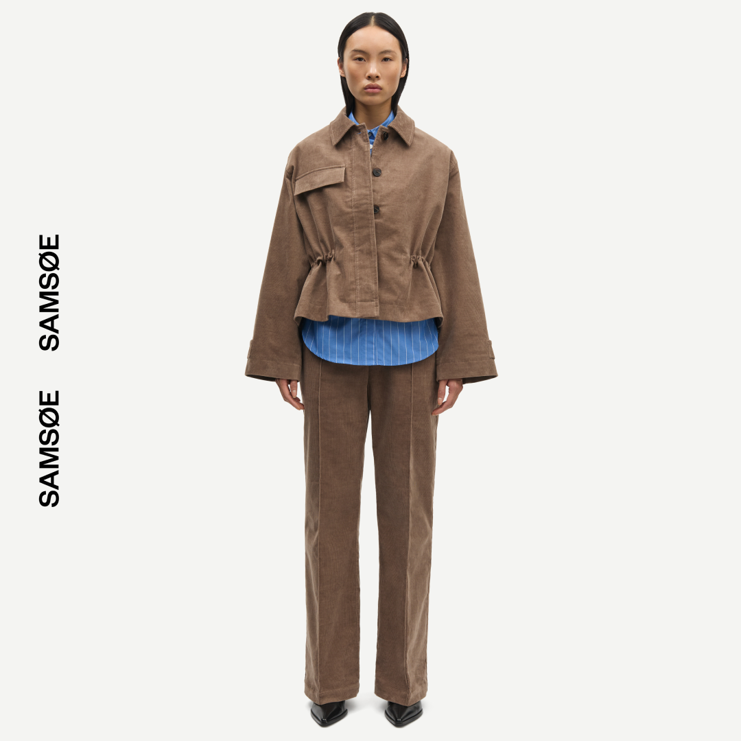 SAMSØE SAMSØE - SALIXA KURTKA WIOSENNA BEŻOWA