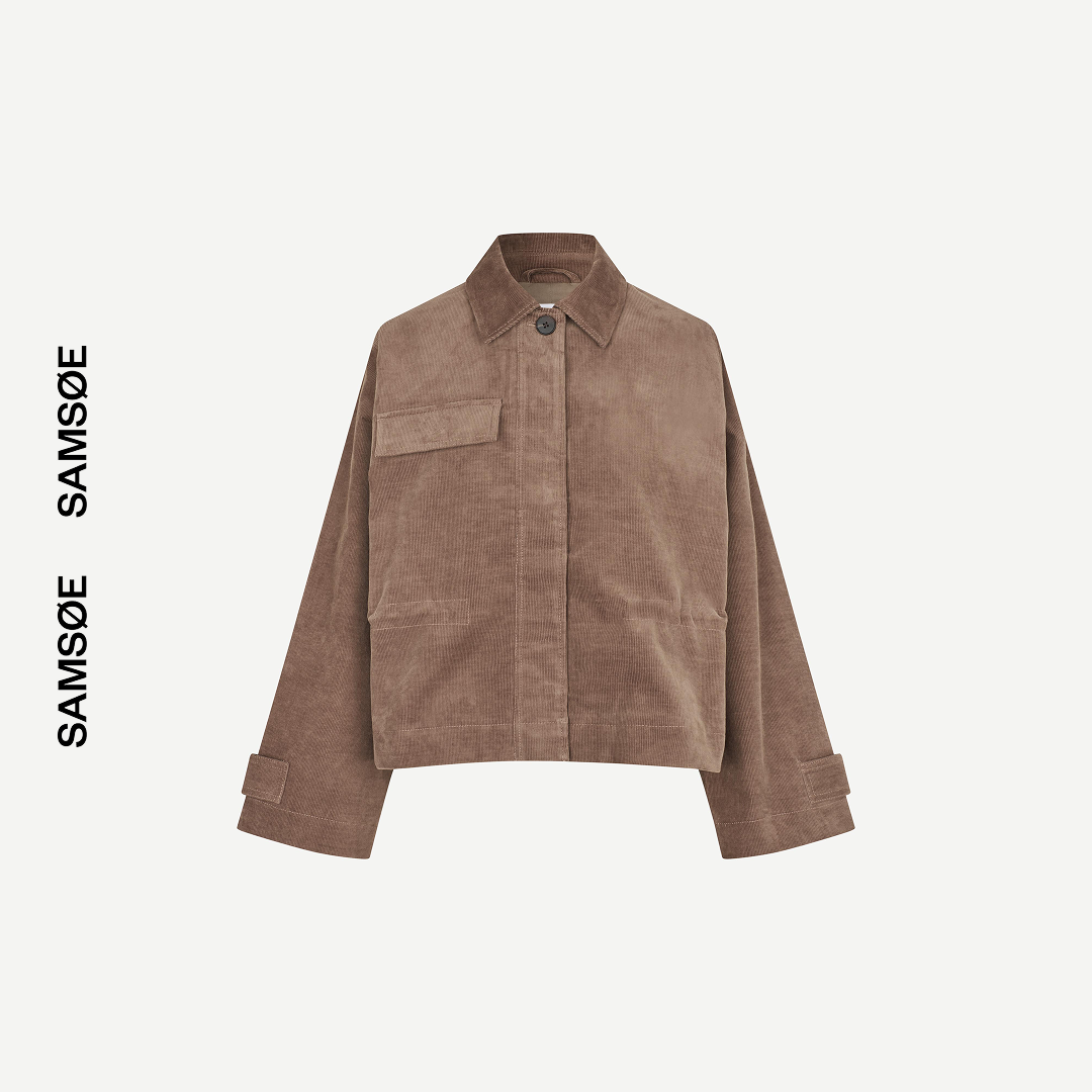 SAMSØE SAMSØE - SALIXA KURTKA WIOSENNA BEŻOWA
