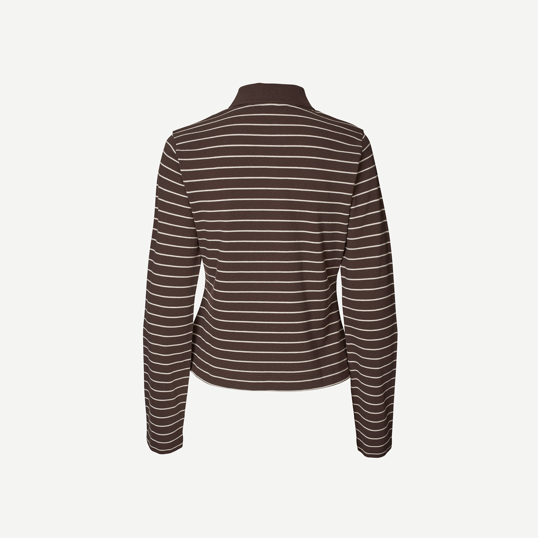 SAMSØE SAMSØE - SAMIA POLO LONGSLEEVE W PASKI