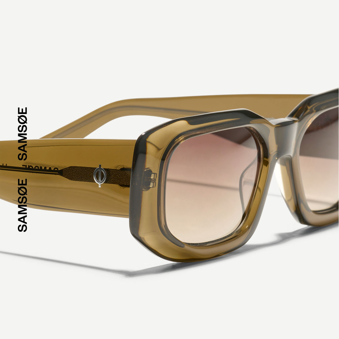 SAMSØE SAMSØE - SAMILO OKULARY PRZECIWSŁONECZNE OLIWKOWE