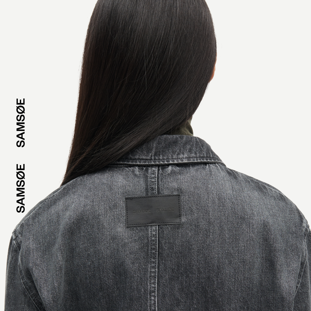 SAMSØE SAMSØE - SANARINNA KURTKA WIOSENNA DZINSOWA SZARA