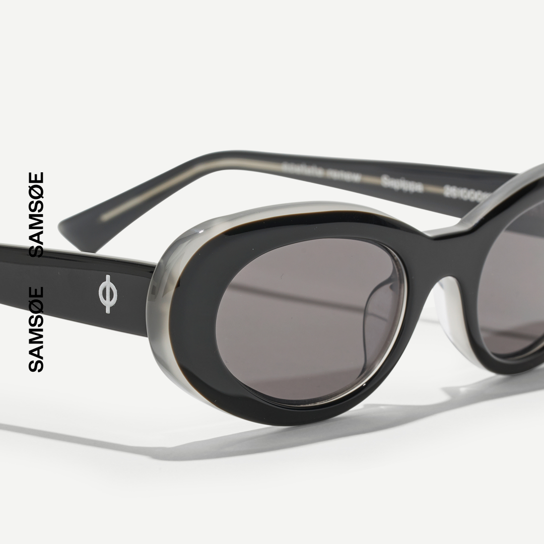 SAMSØE SAMSØE - SAPIPPA OKULARY PRZECIWSŁONECZNE CZARNE