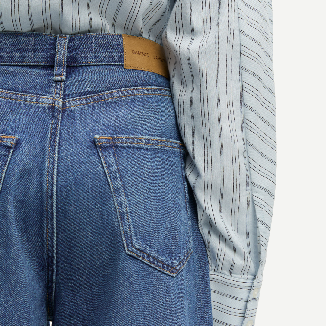 SAMSØE SAMSØE - SAREBECCA SZORTY DŻINSOWE