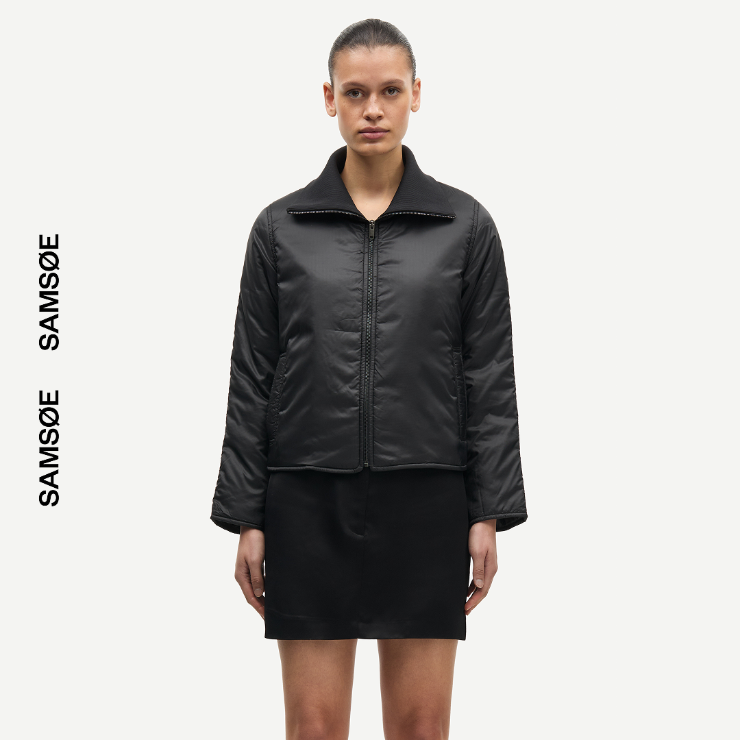 SAMSØE SAMSØE - SARIVO KURTKA WIOSENNA CZARNA