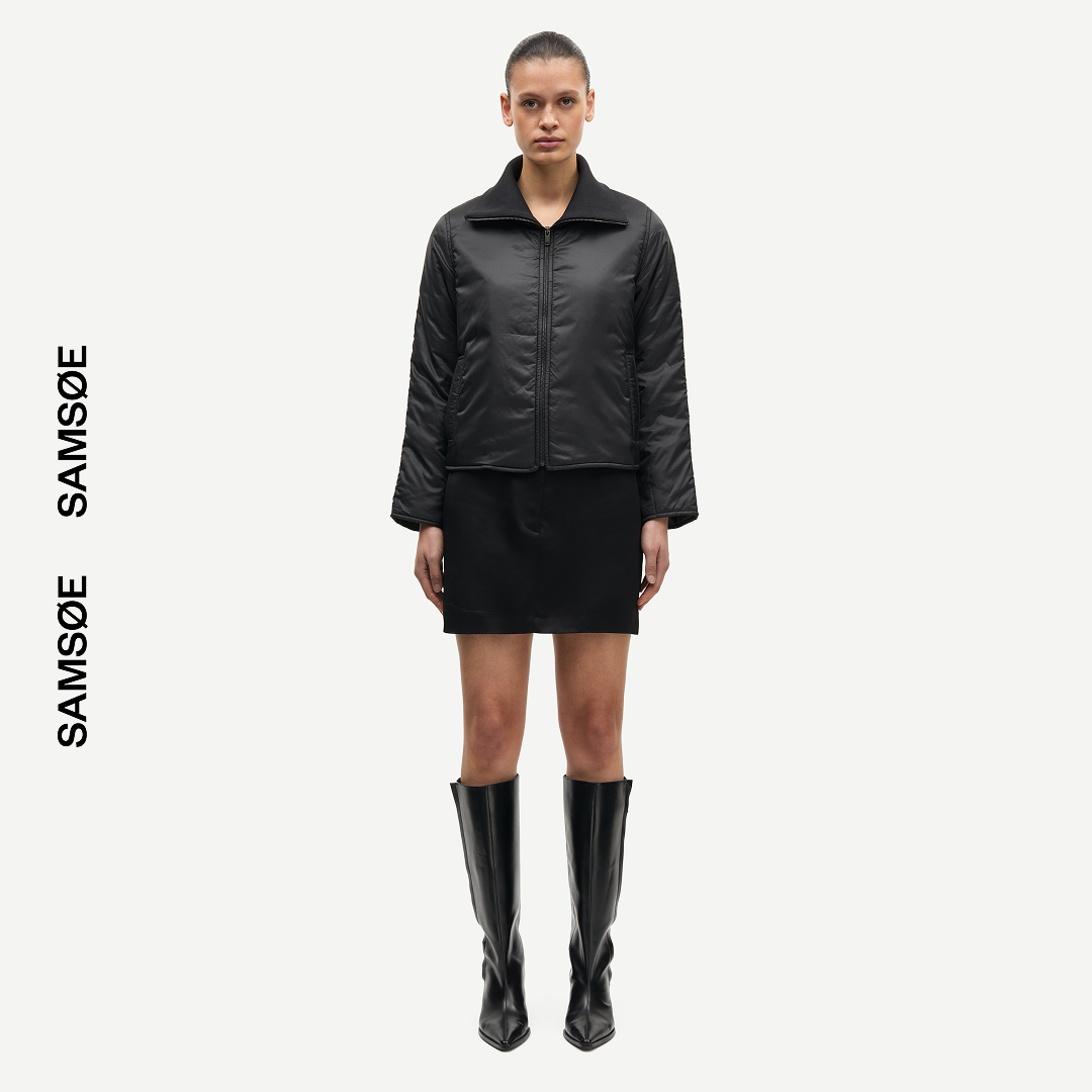 SAMSØE SAMSØE - SARIVO KURTKA WIOSENNA CZARNA