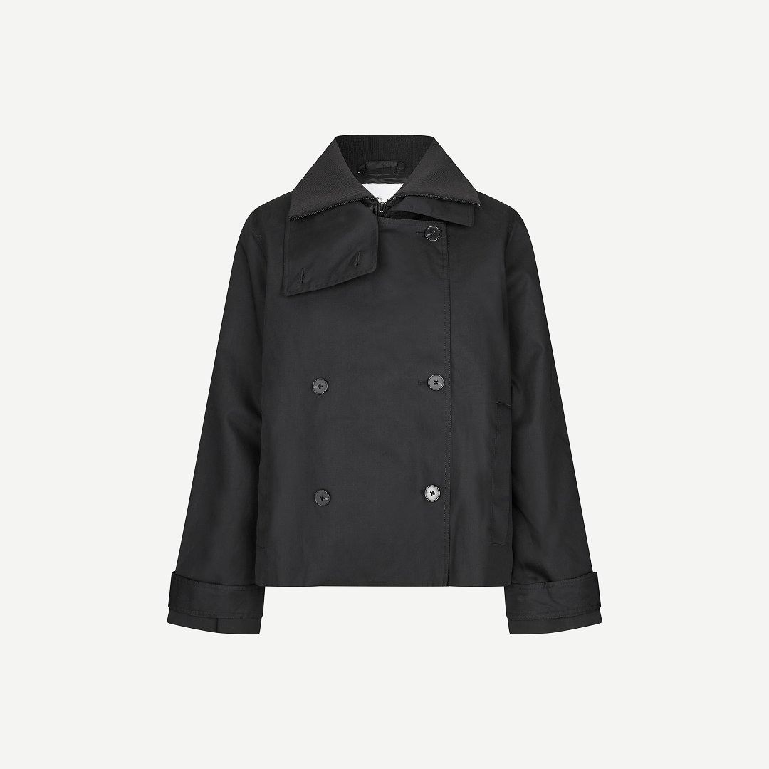 SAMSØE SAMSØE - SARIVO KURTKA WIOSENNA CZARNA