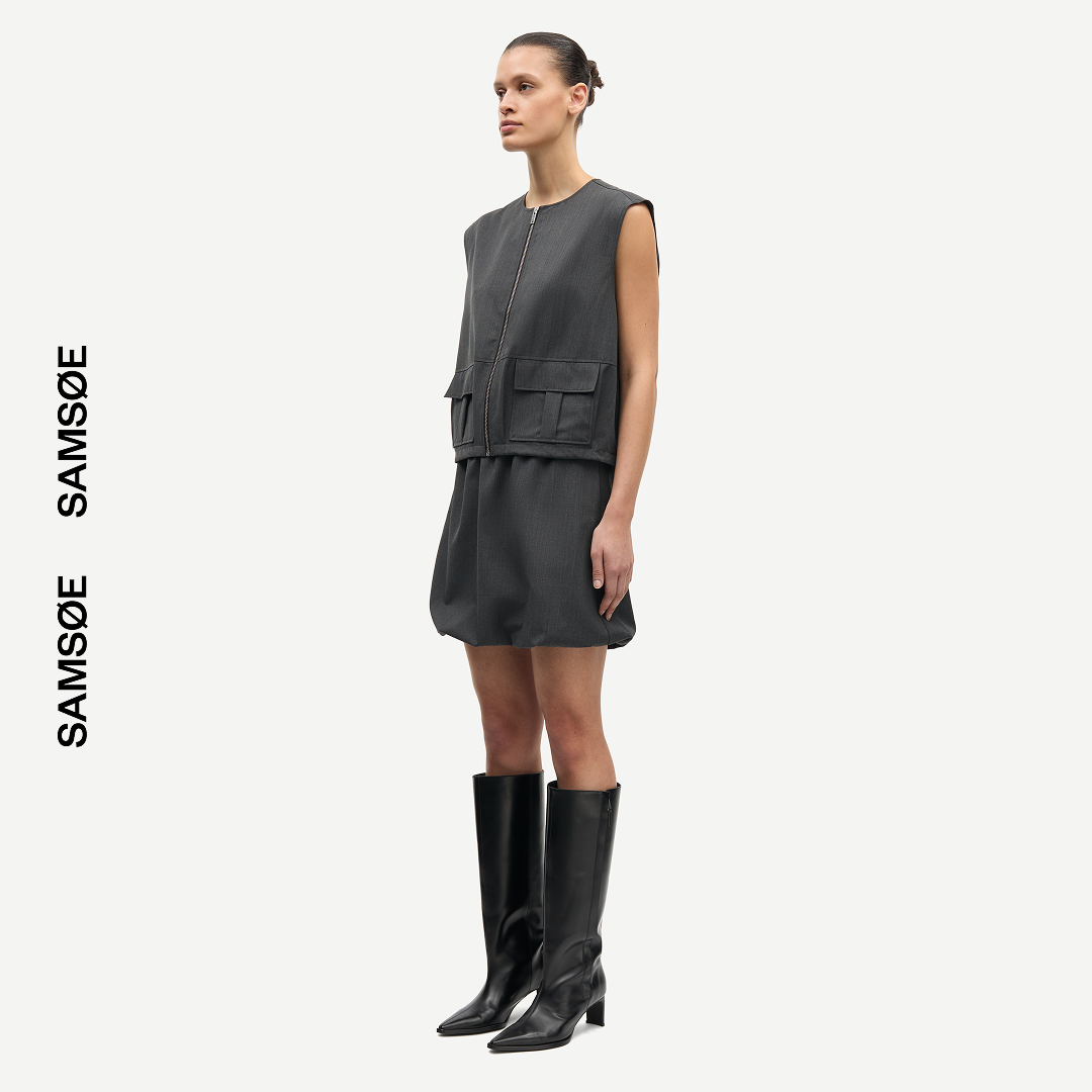 SAMSØE SAMSØE - SAROKO SPÓDNICA SZARA