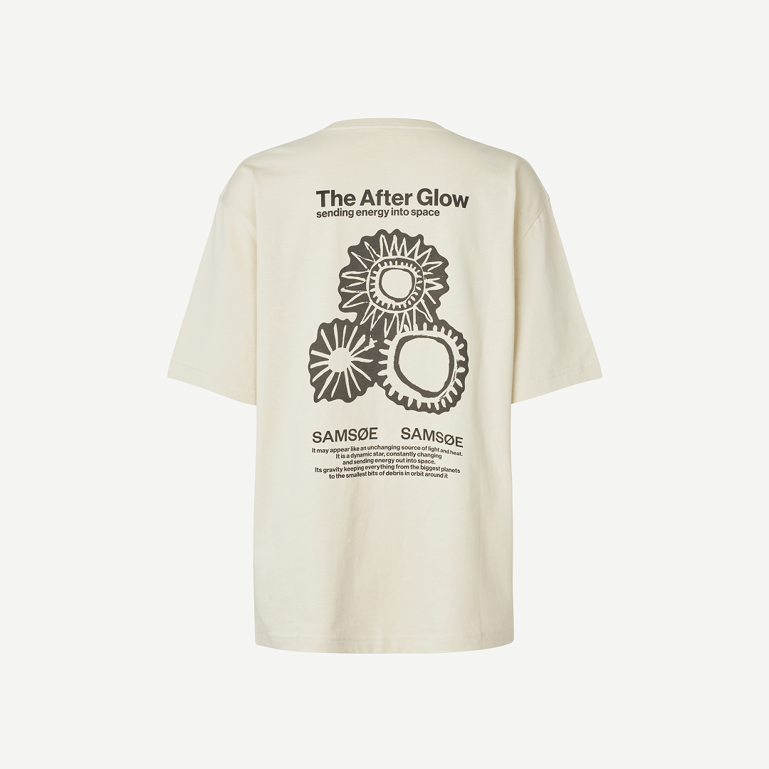 SAMSØE SAMSØE - SAUNI T-SHIRT KREMOWY
