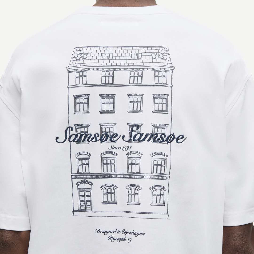 SAMSØE SAMSØE - SAUNI T-SHIRT BIAŁY