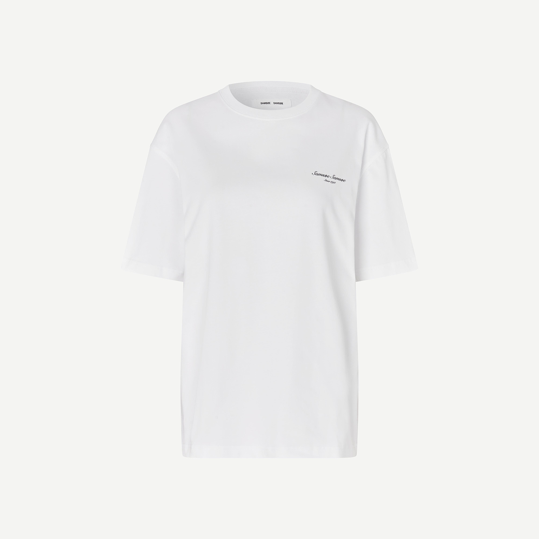 SAMSØE SAMSØE - SAUNI T-SHIRT BIAŁY