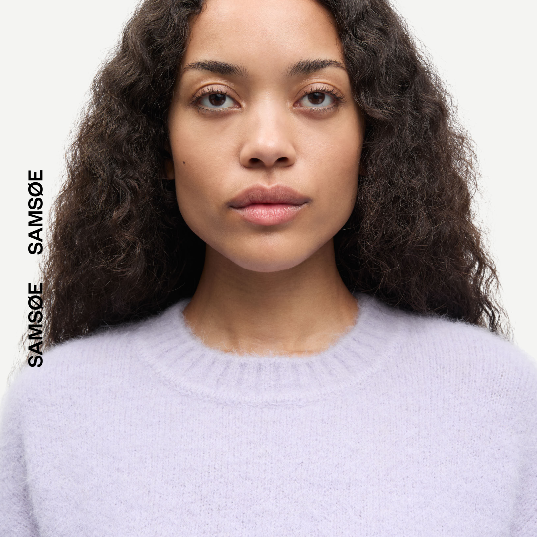 SAMSØE SAMSØE - SAYEANNE SWETER LILIOWY