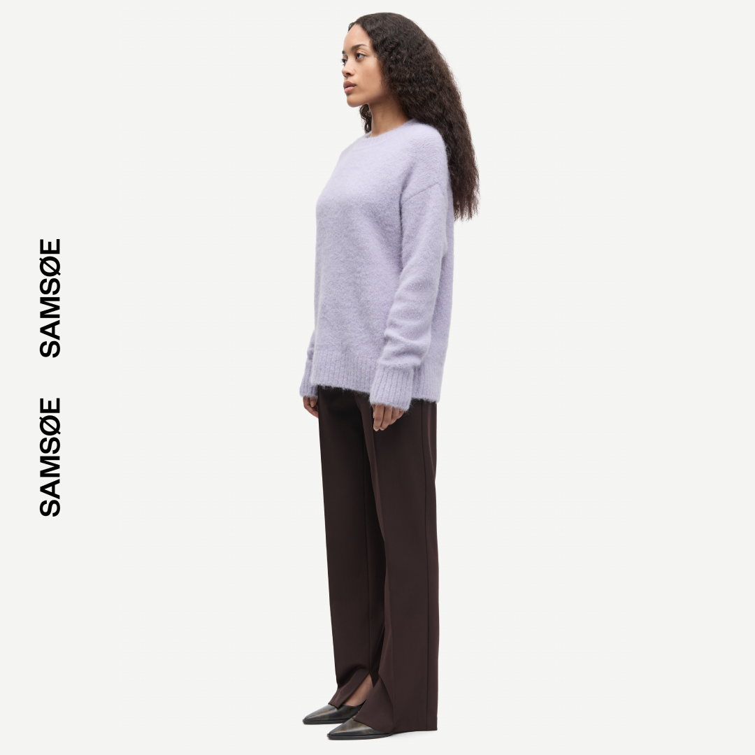 SAMSØE SAMSØE - SAYEANNE SWETER LILIOWY