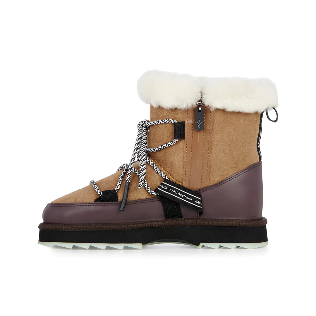 Emu Australia Buty Damskie Blurred Chestnut Kolor Brązowy