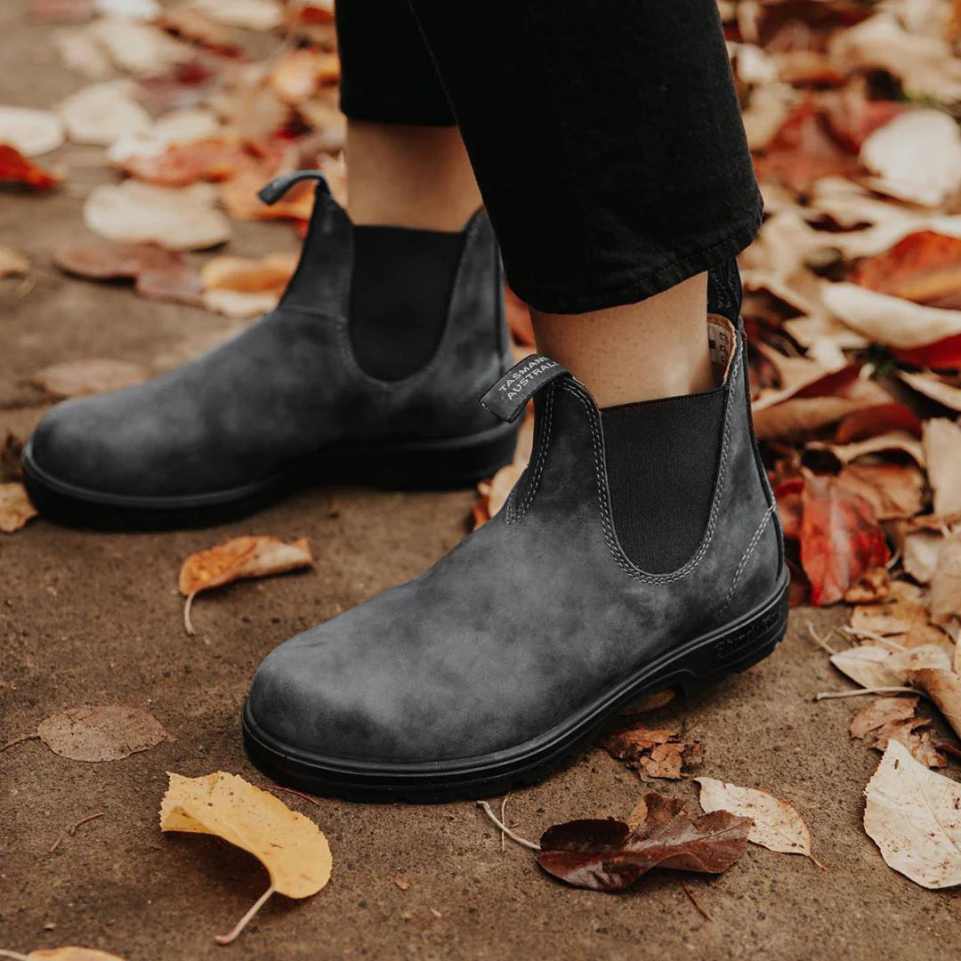 Blundstone 587 - Buty Damskie Męskie - Rustic Black - Kolor Czarny