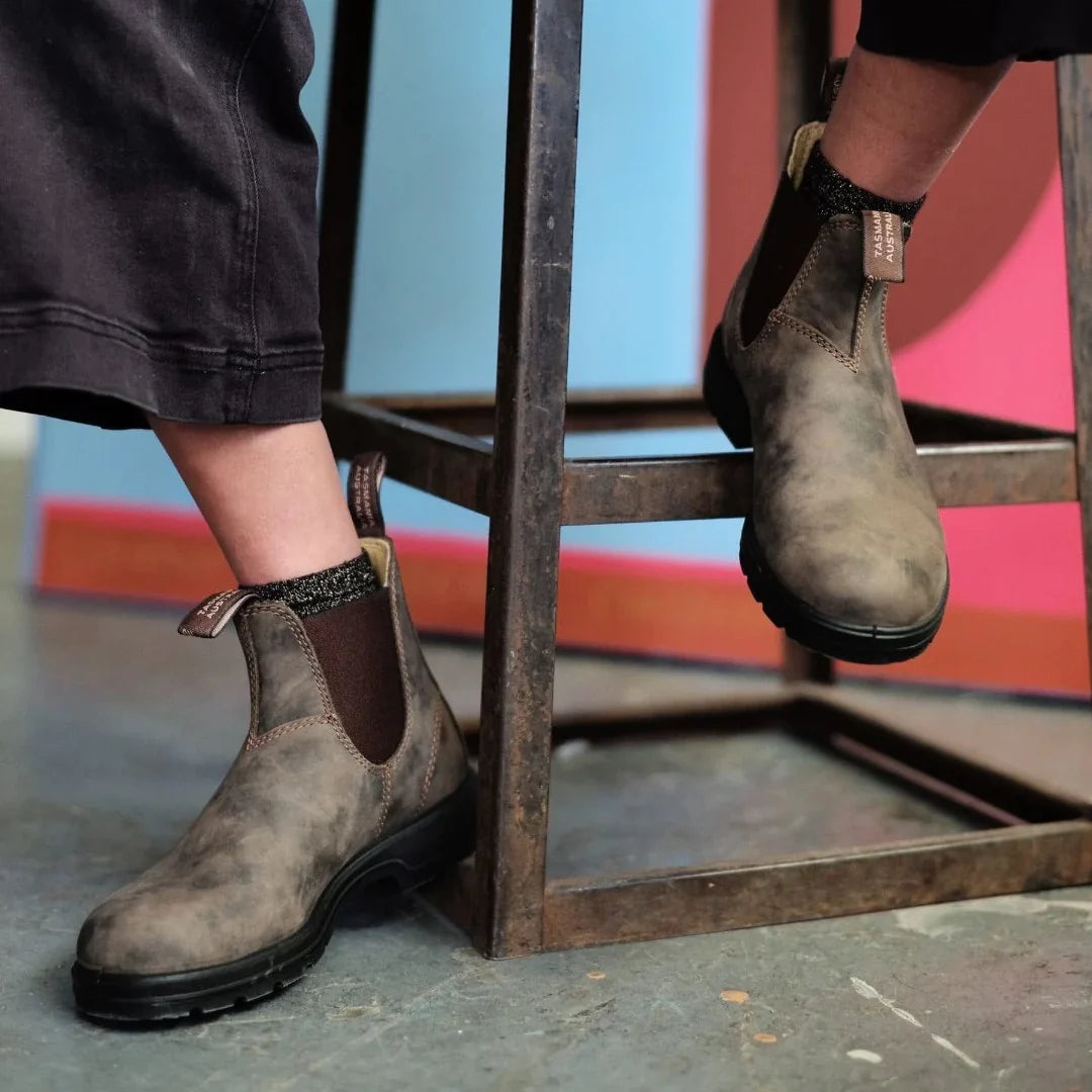 Blundstone 585 Sztyblety Damskie Męskie Rustic Brown Kolor Brązowy