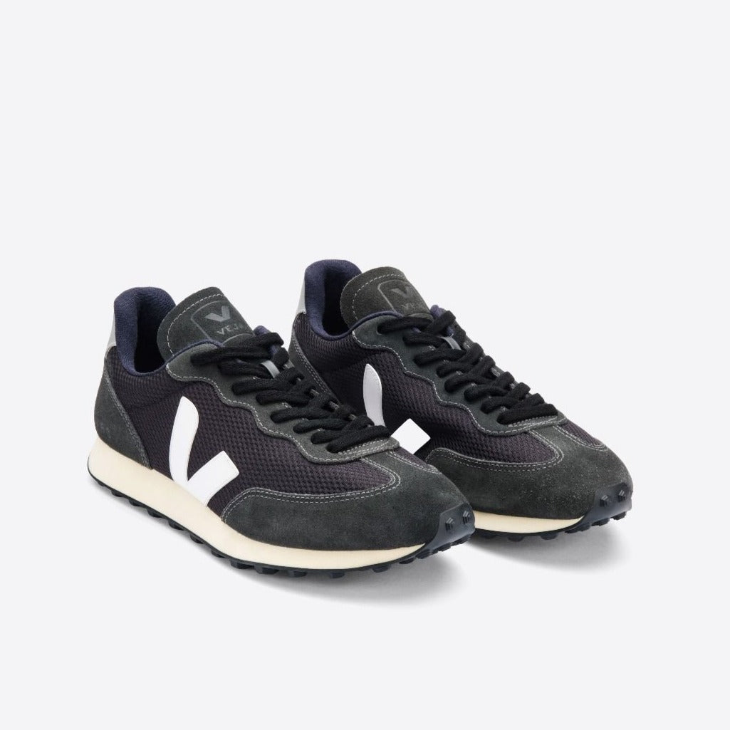 Veja Rio Branco Sneakersy Męskie Alveomesh Black White Oxford Grey Kolor Czarny