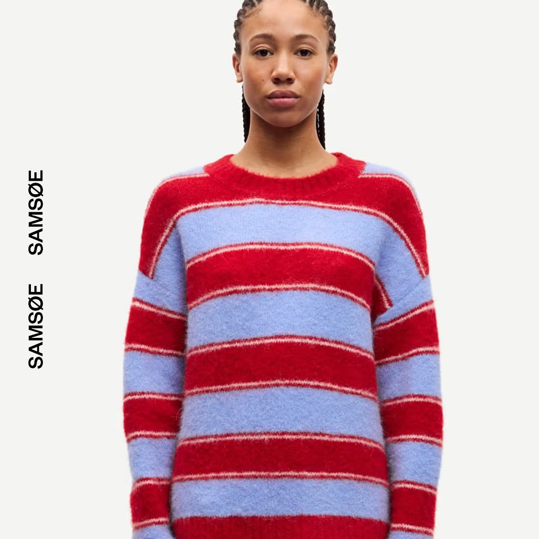SAMSØE SAMSØE - SAYEANNE SWETER W PASKI