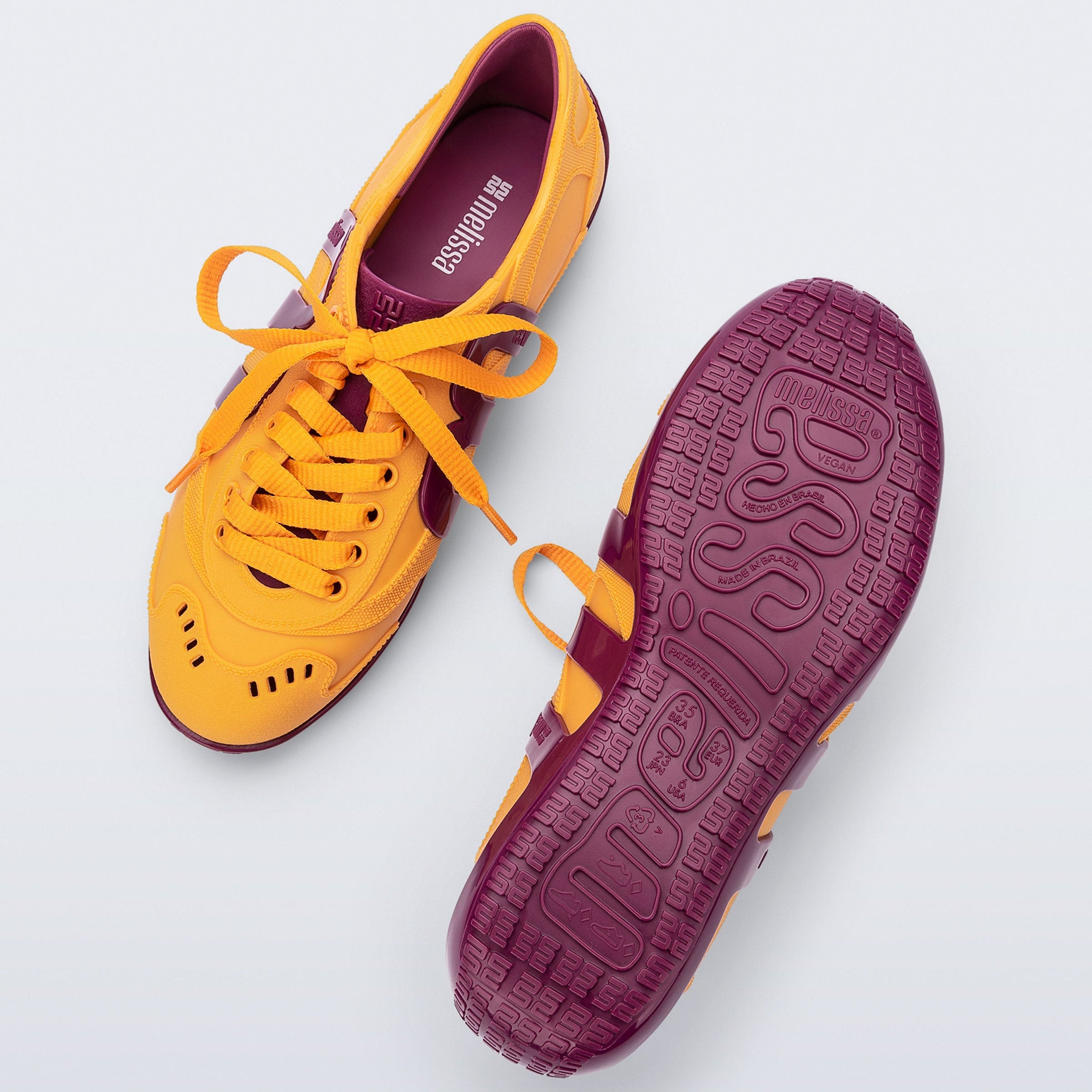 Melissa Motion Pink/ Yellow Sneakersy Damskie Żółte