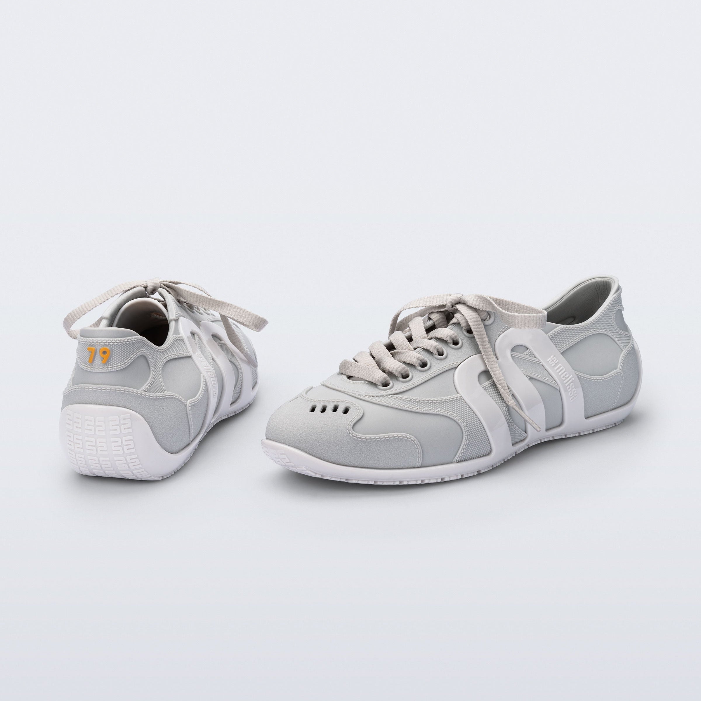 Melissa Motion White/ Grey Sneakersy Damskie Białe