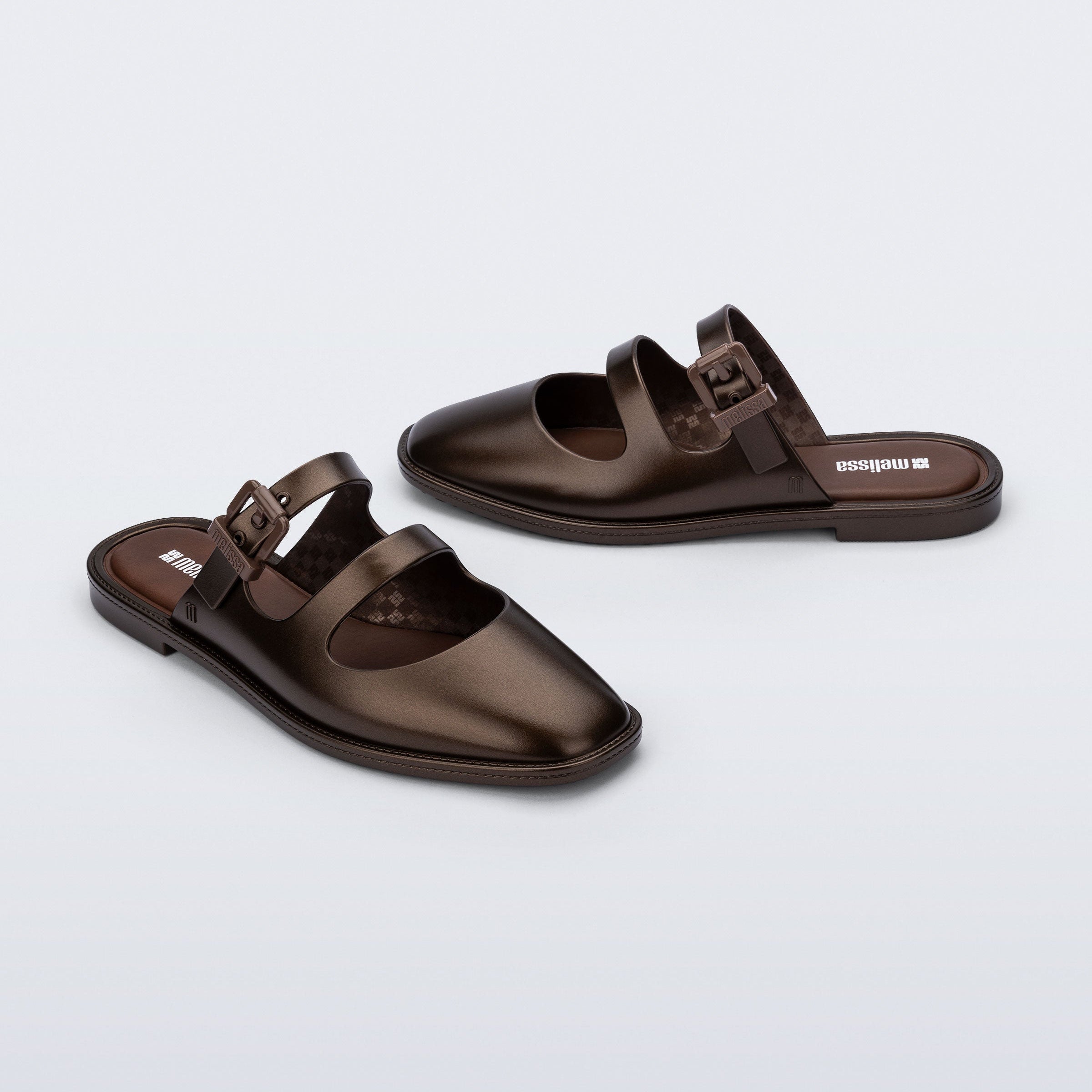 Melissa Anastasia Bronze Klapki Damskie Brązowe