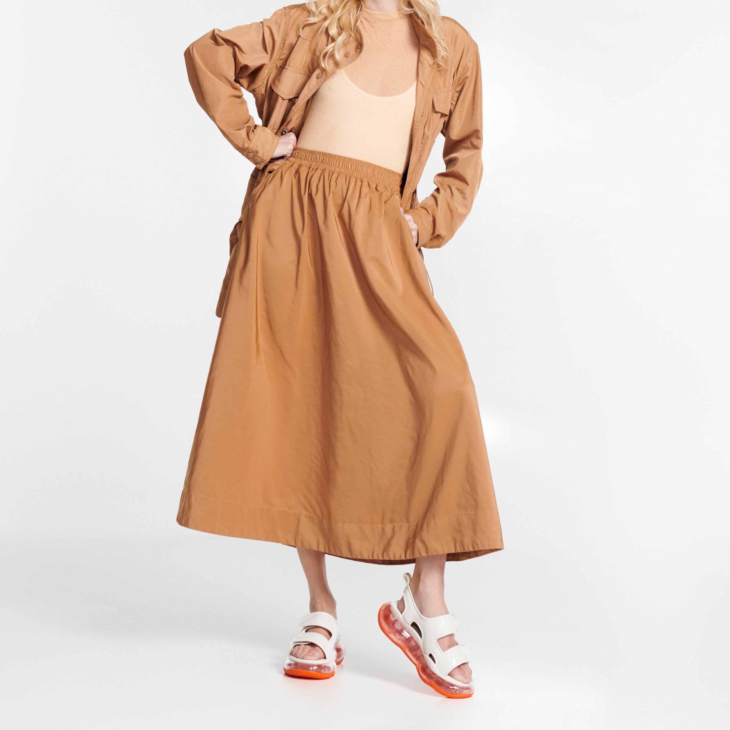 Melissa Futura Ad Beige/ Orange Sandały Damskie Beżowe