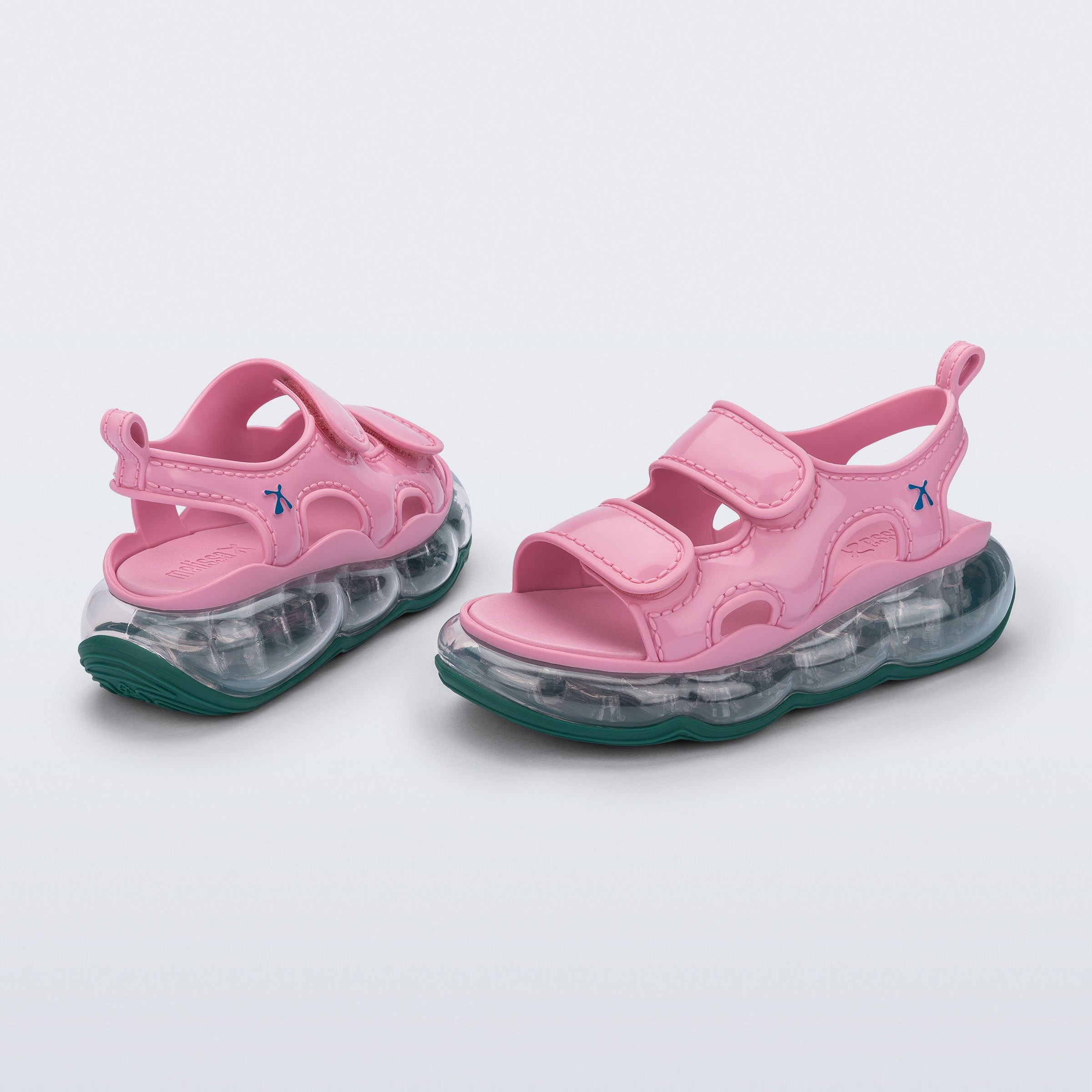 Melissa Futura Ad Pink/ Green Sandały Damskie Różowe