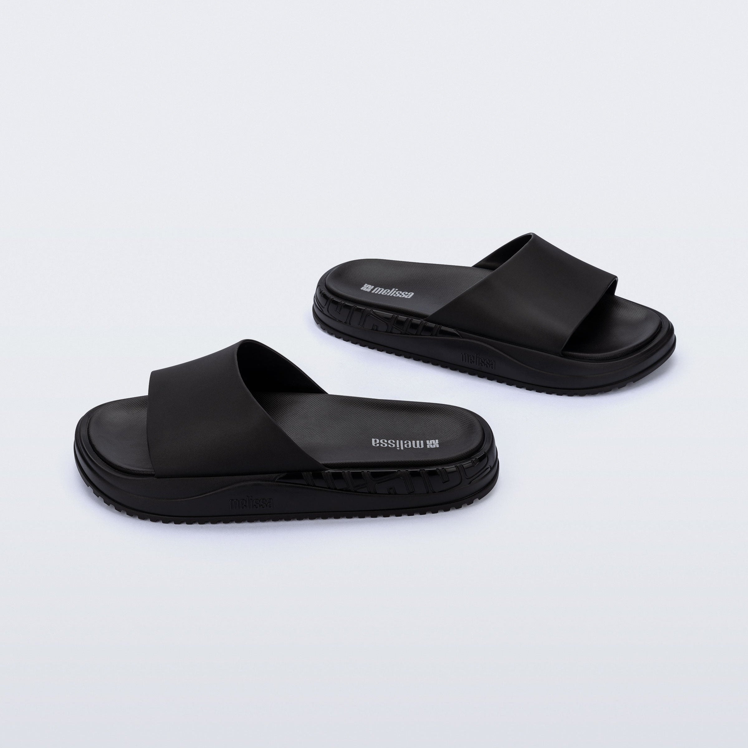 Melissa Beach Slide Bold AD Black Klapki Damskie Czarne