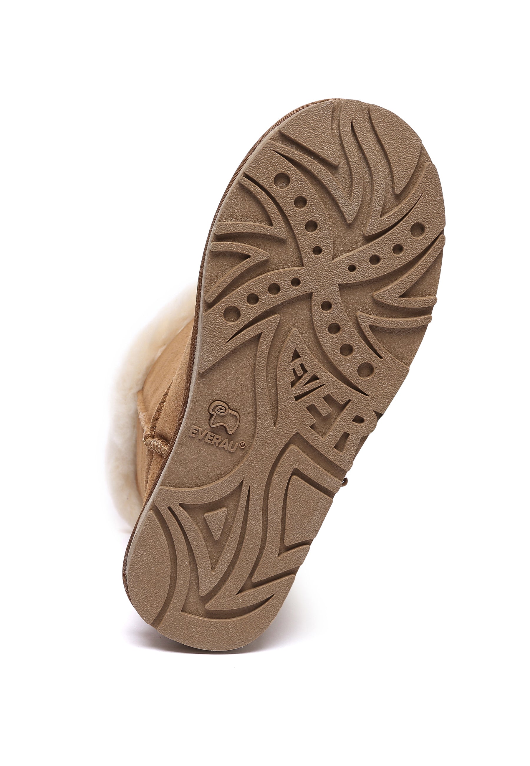 EVERAU Ashy Chestnut Tall Boots Botki Brązowe