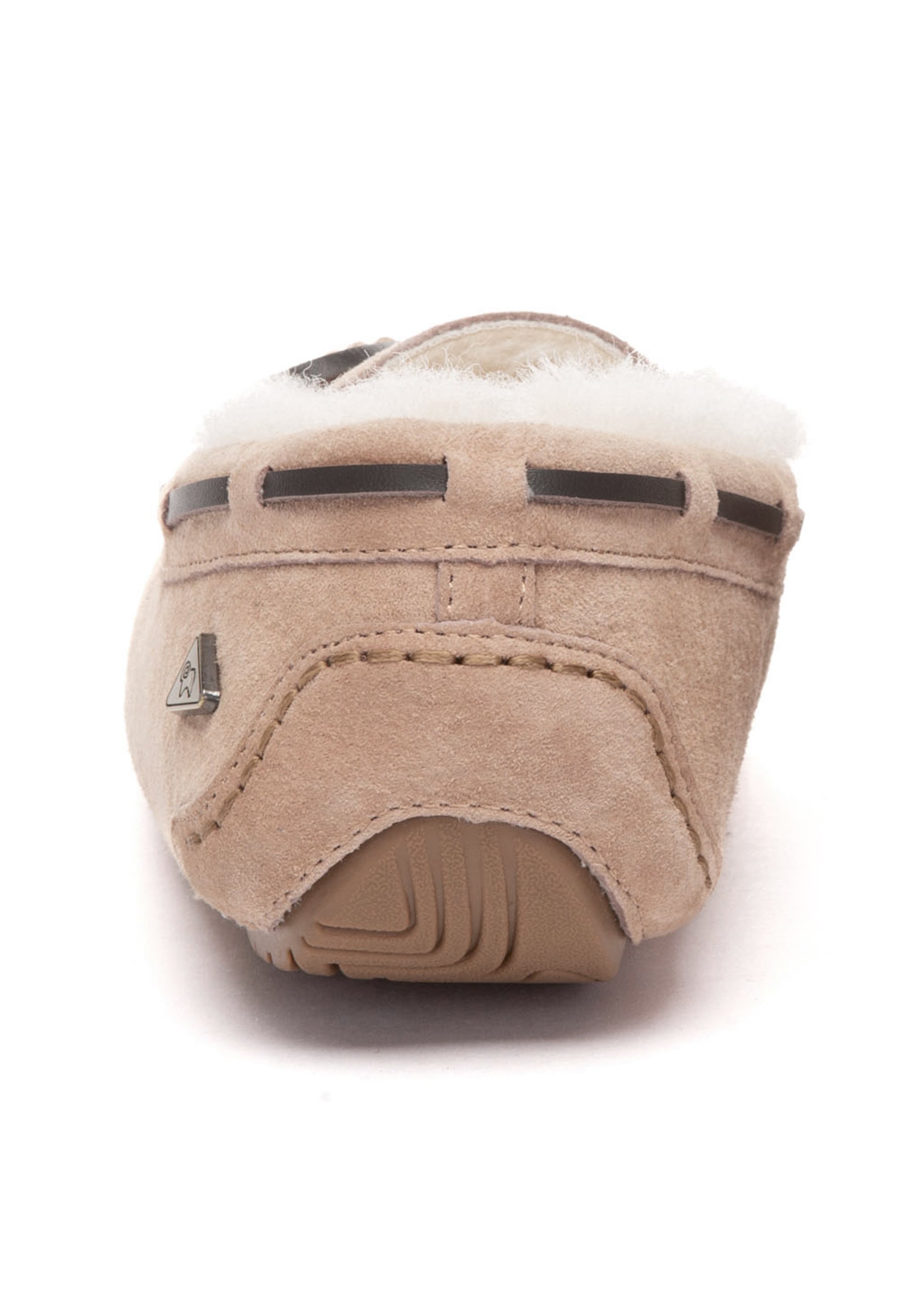 EVERAU Crested Leather Loafers Loafersy Brązowe