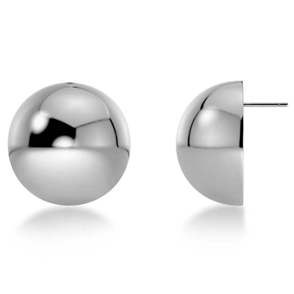 Edblad Kolczyki Bead Studs Maxi Steel