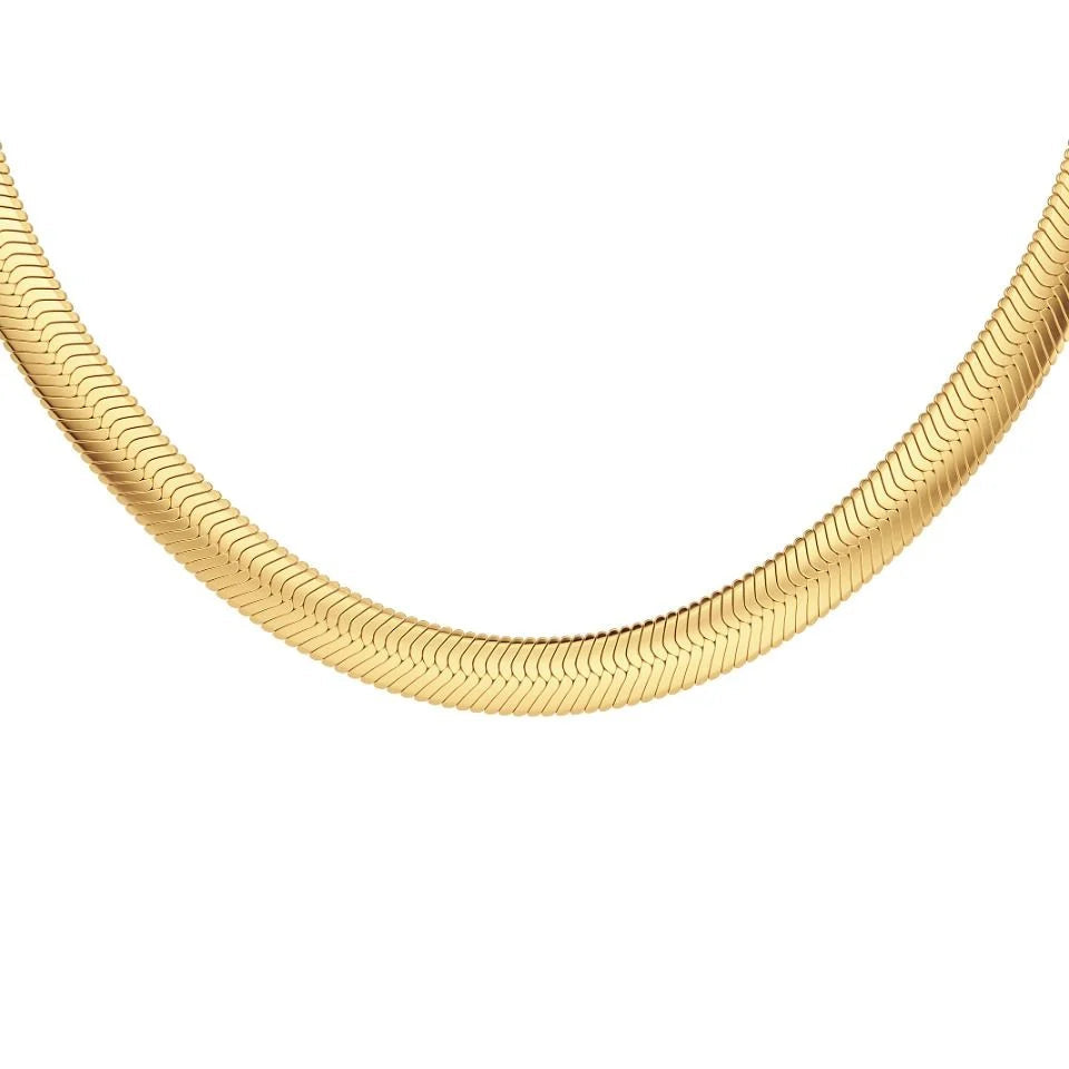 Edblad Naszyjnik Herringbone L Necklace Gold