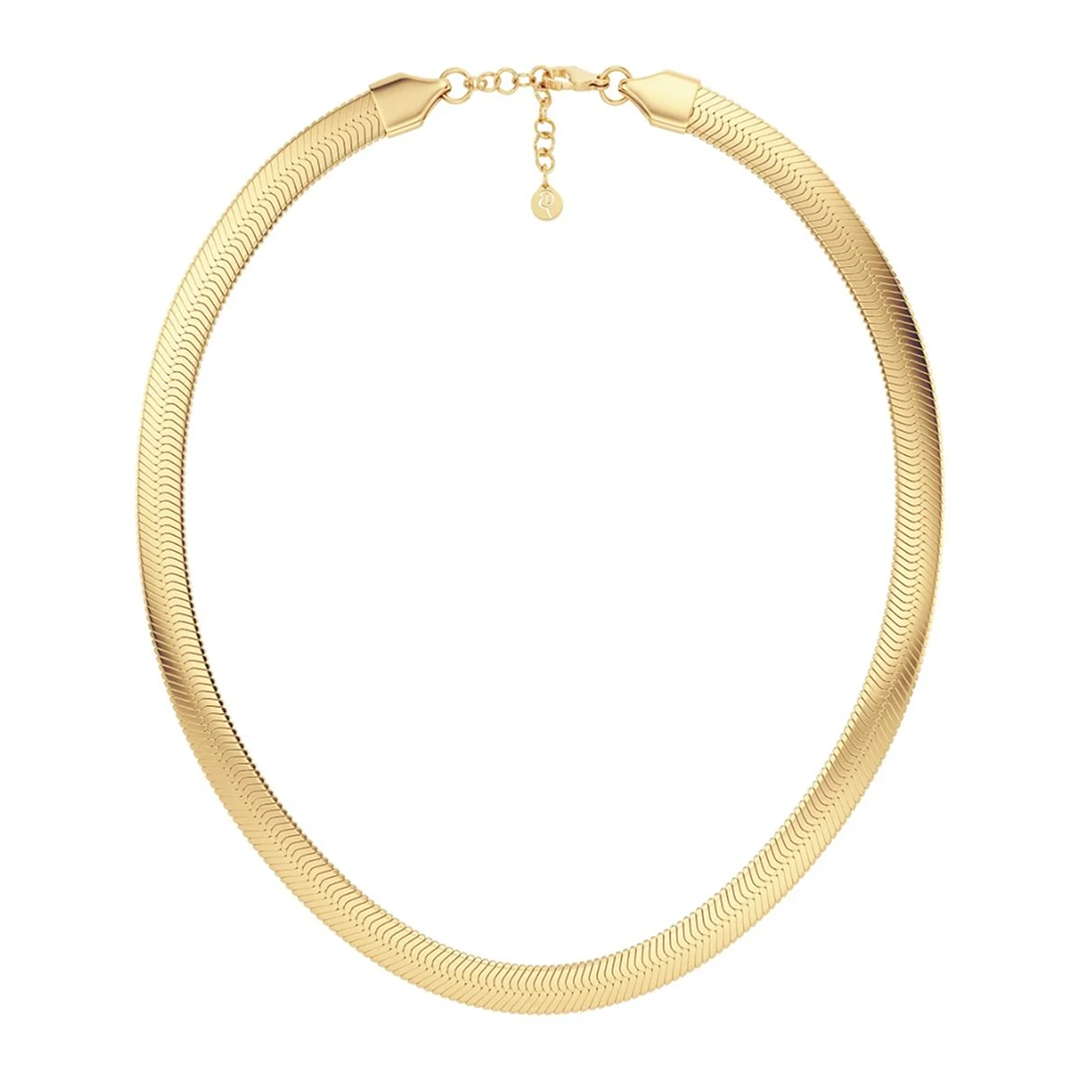 Edblad Naszyjnik Herringbone L Necklace Gold